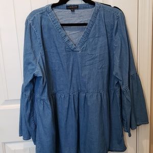 Chambray top
